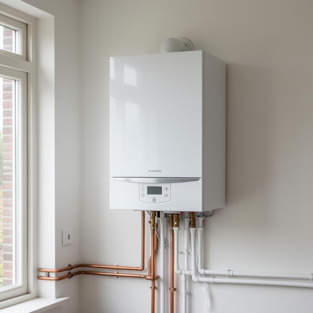 Cv-ketel installatie