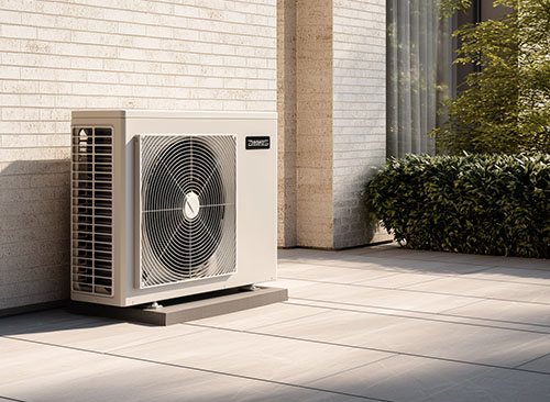 Hybride warmtepomp installatie