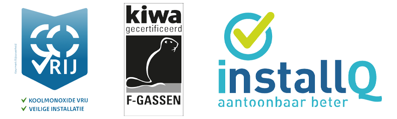 Keurmerken: KO-vrij, Kiwa, InstallQ